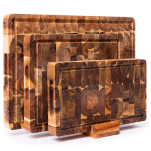 Acacia Wood Cutting Boards Set